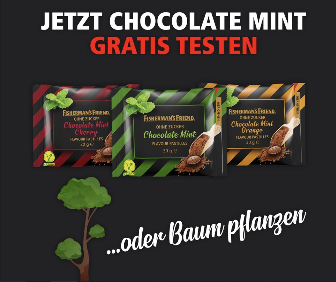 Fisherman's Friend Sorten - Fisherman's Friend Chocolate Mint gratis testen ...