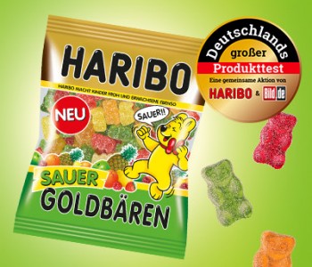 Haribo Sauer Goldbären gratis testen