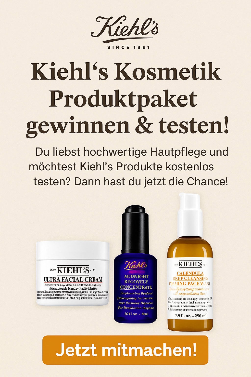 Kiehl’s Kosmetik  Bestseller Produktpaket