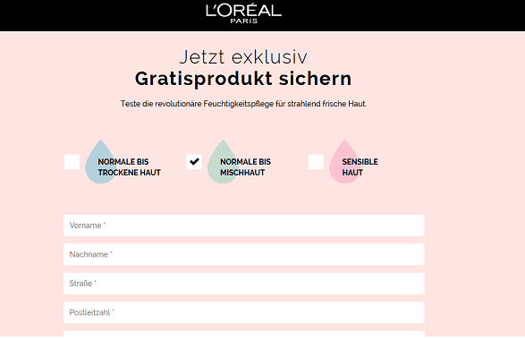 LOreal gratisprobe