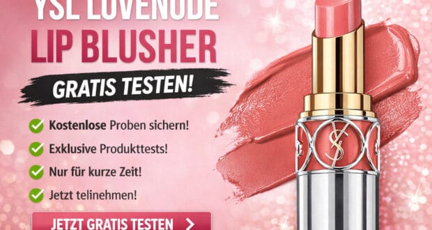 YSL LOVENUDE LIP BLUSHER gratis testen