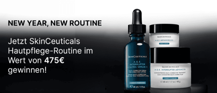 SkinCeuticals A.G.E. Anti-Aging Routine im Wert von 475 Euro – Serum, Augenpflege und Creme