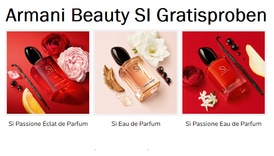 Armani Beauty Gratisproben