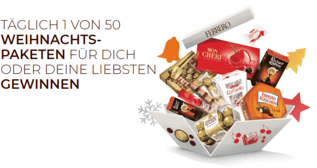 Ferrero Produktpaket gewinnen | Produktproben & Gratiszugaben 2024