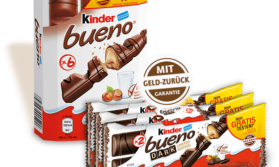 kinder bueno dark gratis testen | proben-kostenlos.de