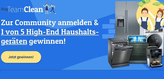 Haushaltsgeräte Gewinnspiel