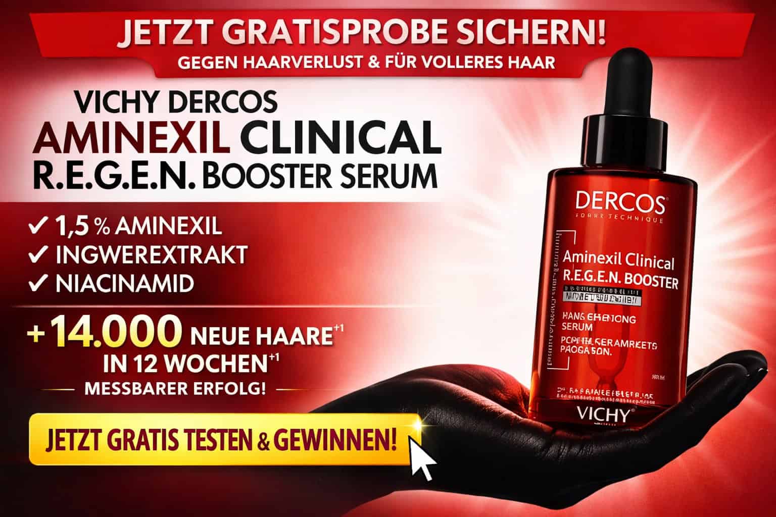 Vichy Dercos Aminexil Clinical R.E.G.E.N. Booster Serum