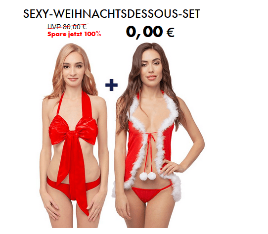 weihnachtsdessous
