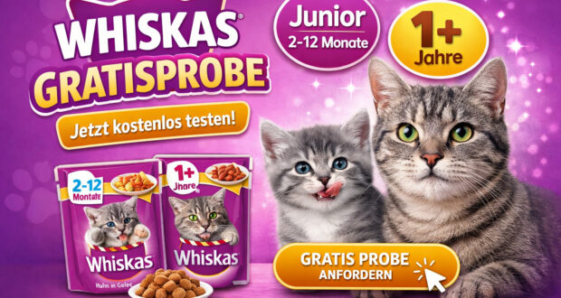 Gratis Katzenfutterprobe sichern