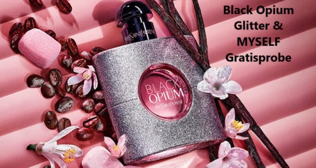Yves Saint Laurent Black Opium Glitter www.proben-kostenlos.de